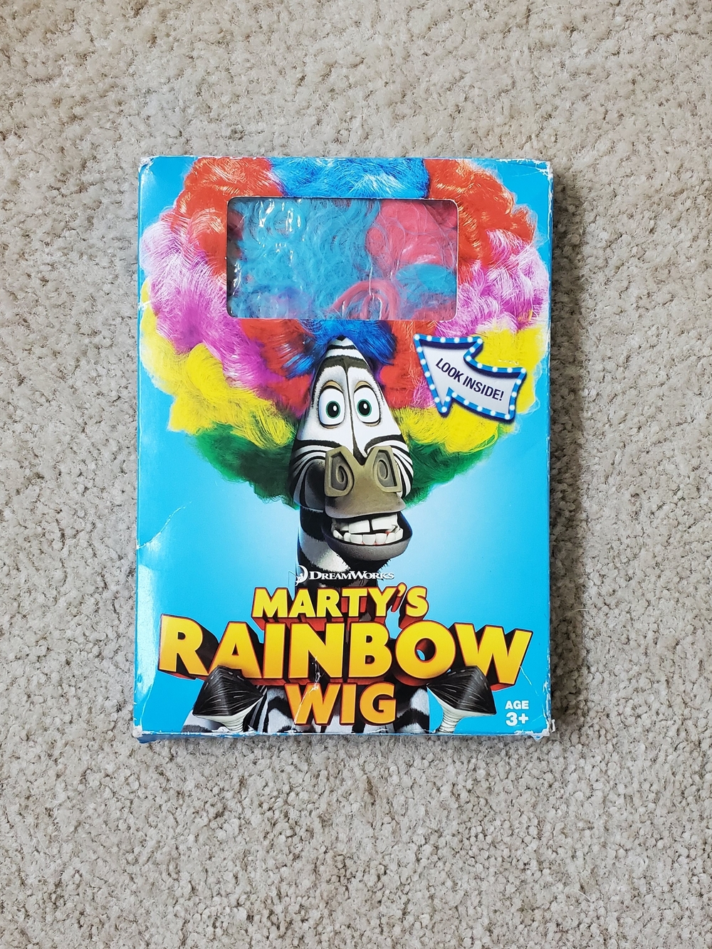 DreamWorks Rainbow Costume Wig